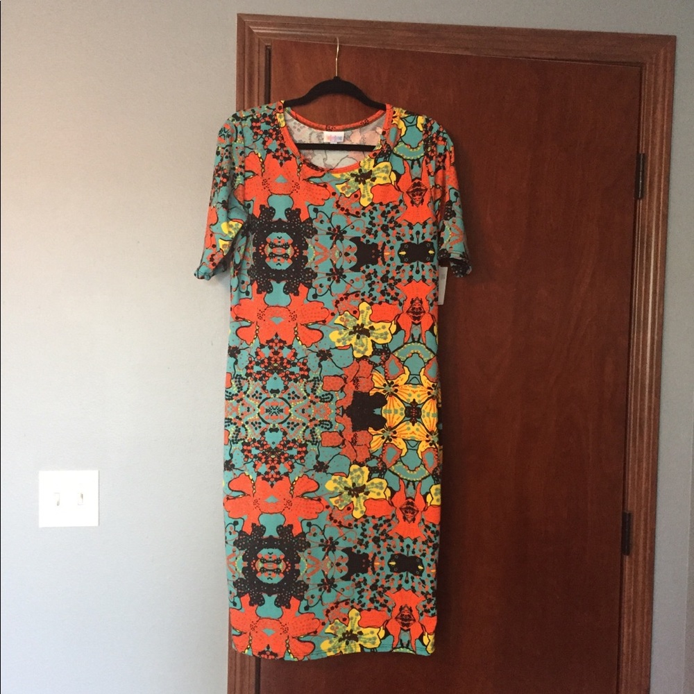 LuLaRoe Julia Dress NWT Large
